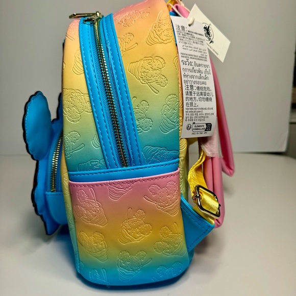 NWT. Loungefly Mickey Mouse Shaved Ice Loungefly Mini Backpack - Disney Eats. - Picture 10 of 13